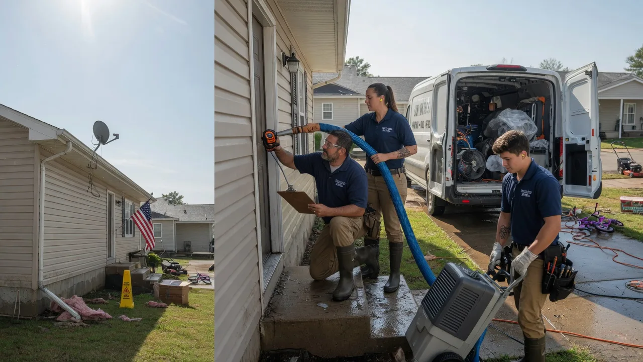 Ceiling Water Damage Restoration in Purcell, OK near me